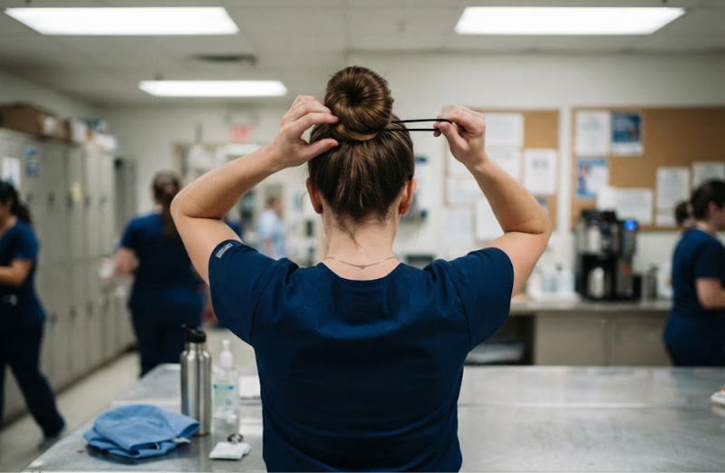 The bun you wear for 12 hours